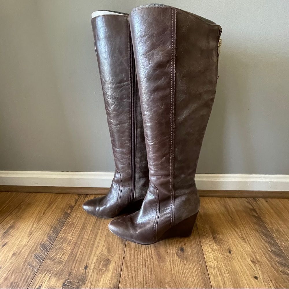 Marc Fisher Brown Tall boots size 7 M - Picture 2 of 9